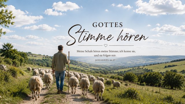 Gottes Stimme hören